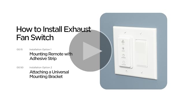 Homewerks 7141-80-RGB Bathroom Fan with Light LED Color Changing